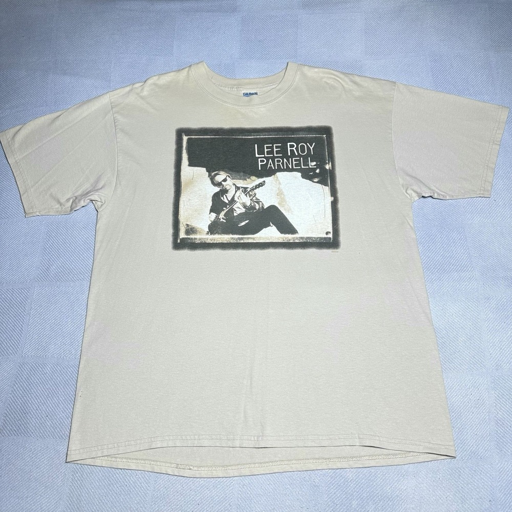 Vintage Y2K‎ Lee Roy Parnell Tell The Truth Album Country Music T-Shirt Size XL